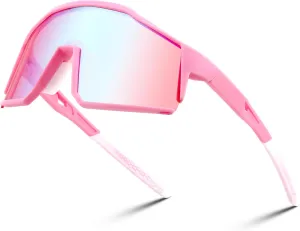FEISEDY Sports Sunglasses Wraparound 80s Visor Men Women Outdoor Shield Baseball Sunglasses B4125
