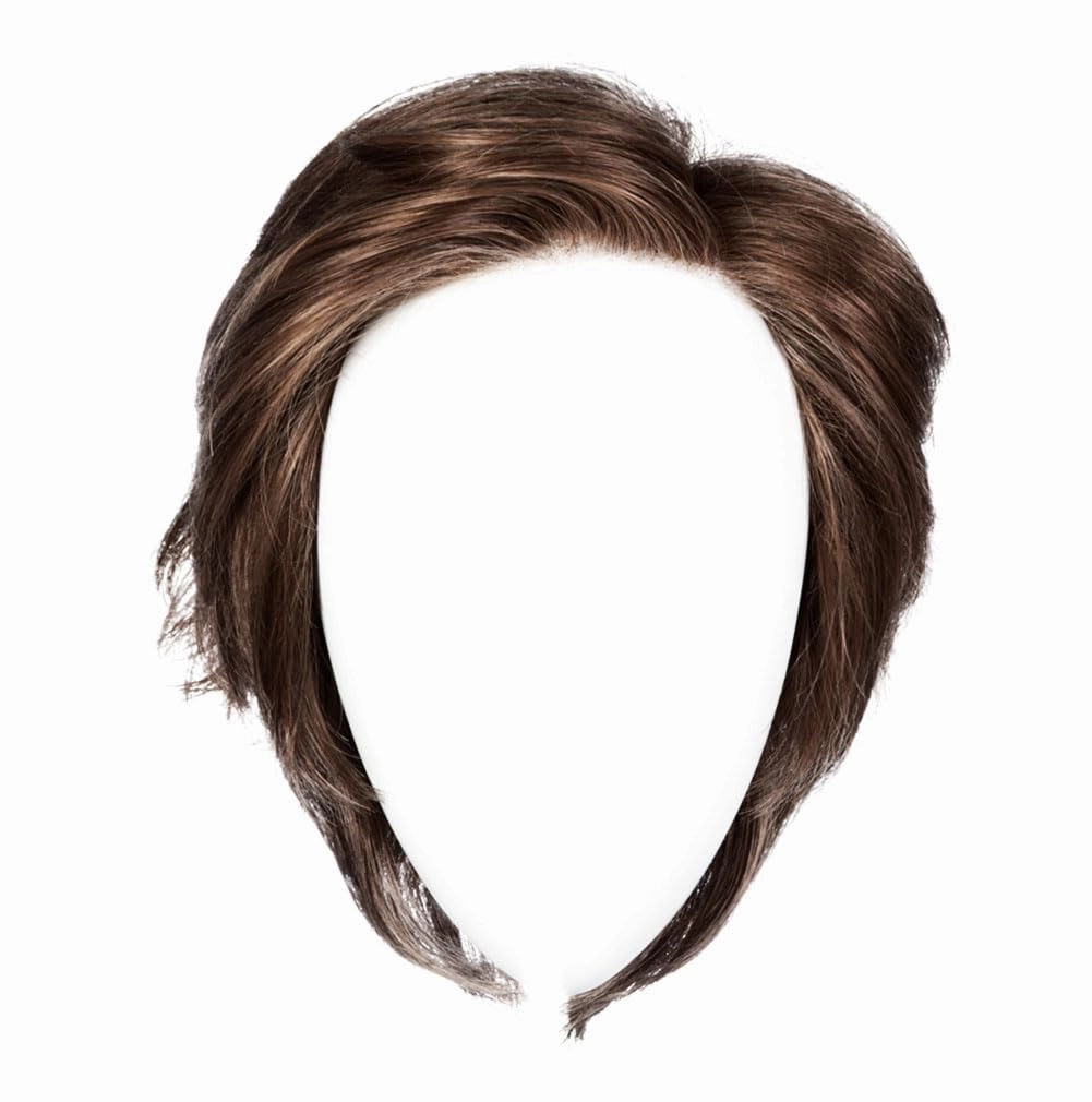 Femme & Flirty Short Shag Wig, Lightweight Volumous Style With Soft Layers, Average Cap, GL8-10 Dark Chestnut