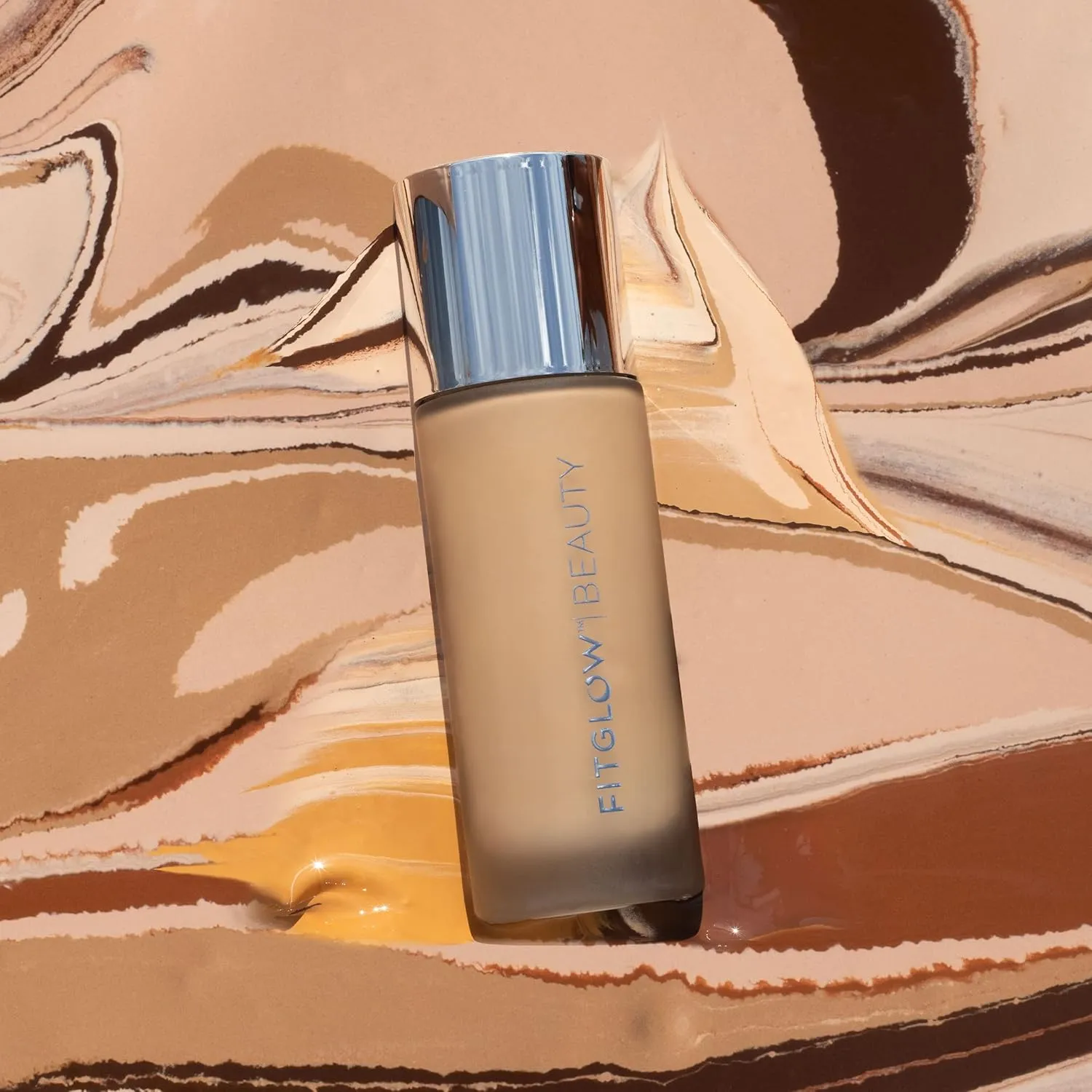 Fitglow Beauty - Natural Foundation  Photo-Filtering Foundation | Vegan, Woman-Owned Clean Beauty (F1 - Fair, Neutral Undertones)