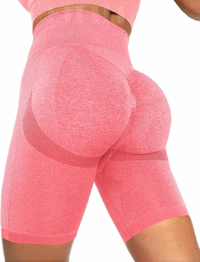 FITTOO Women's Seamless Scrunch Butt Lift Biker Shorts High Waist Booty Contour Workout Yoga Gym Shorts