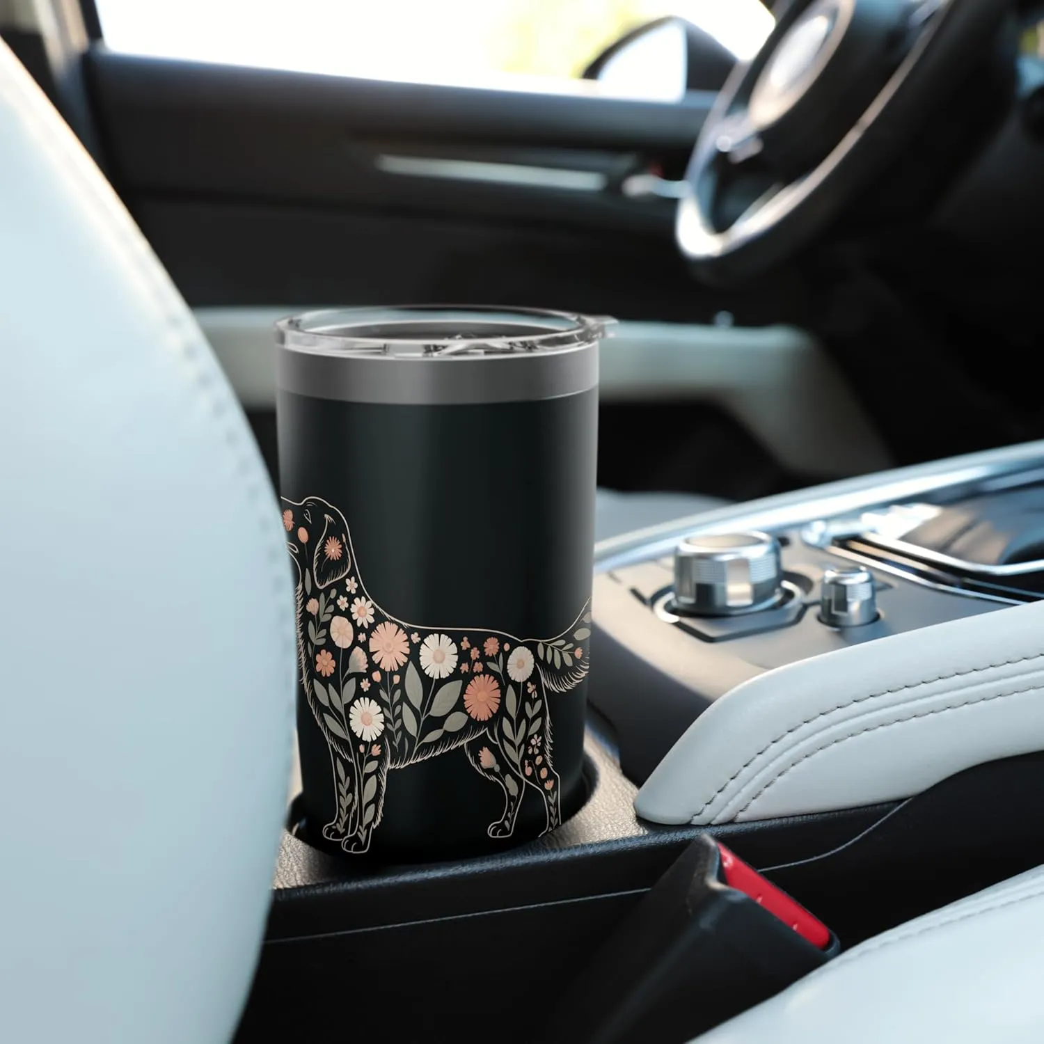 Floral Retriever Botanical Stainless Steel Insulated Tumbler