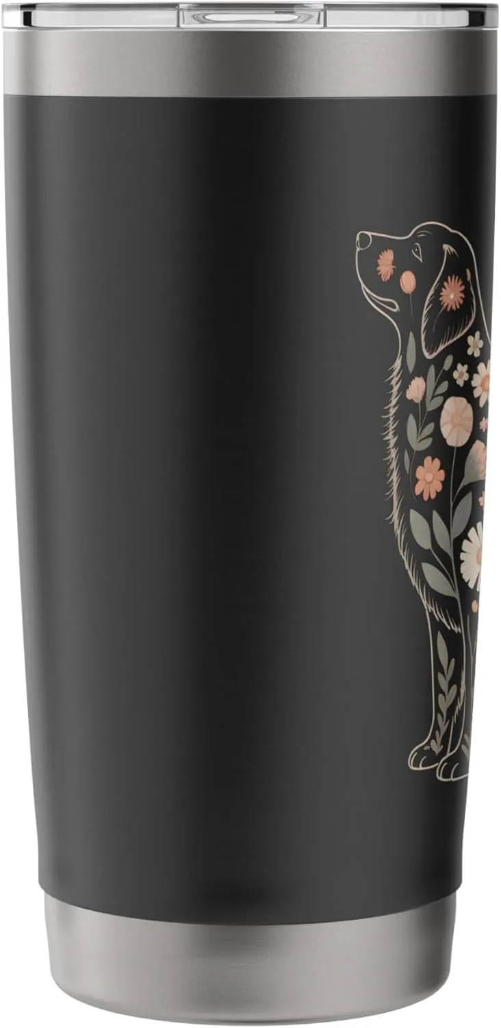 Floral Retriever Botanical Stainless Steel Insulated Tumbler