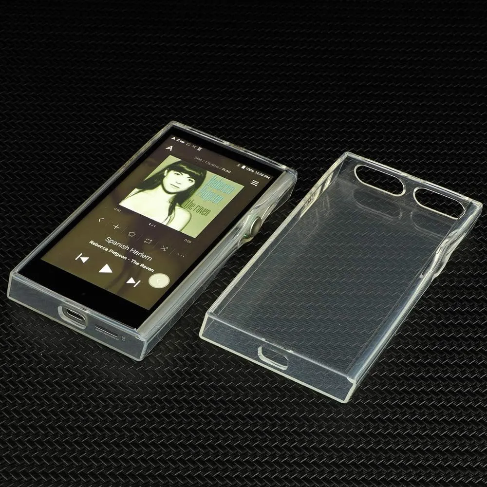 for Iriver SE200 Case, Soft Crystal Clear TPU Skin Case Cover for Iriver Astell&Kern A&Futura SE200 with Soft PET Screen Protector (Clear)