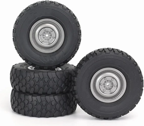 for MN for D90 MN98 MN99S RC Car Upgrade Parts Accessories 4pcs 72mm Soft Tire Wheel RC Upgrade Accessories