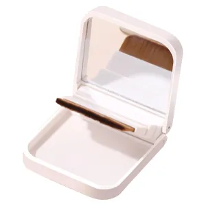 Foundation Makeup Brush,Ergonomic Makeup Tool - Skin-Friendly Flat Square Head Foundation Brush for Blending, Contouring, Highlighting, Cream