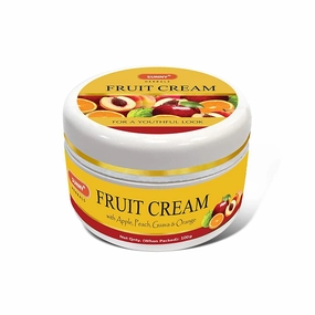 Fruit Cream With Extracts of Apple, Peach, Guava, Orange | Hydrates & Imparts Youthful Glow | Vitamin E Along With Fruit Extracts Provide Baby Soft Skin