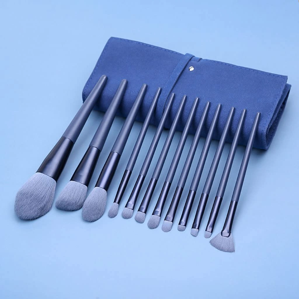 Full Set Of Eye Shadow Blusher Foundation Brush 10 Pieces Of Makeup Brush Set(E)