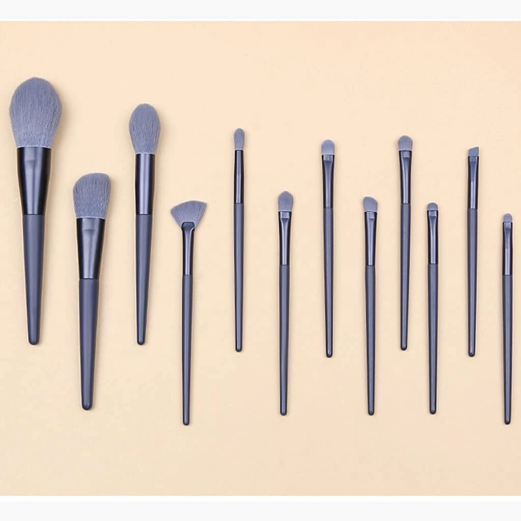 Full Set Of Eye Shadow Blusher Foundation Brush 10 Pieces Of Makeup Brush Set(E)