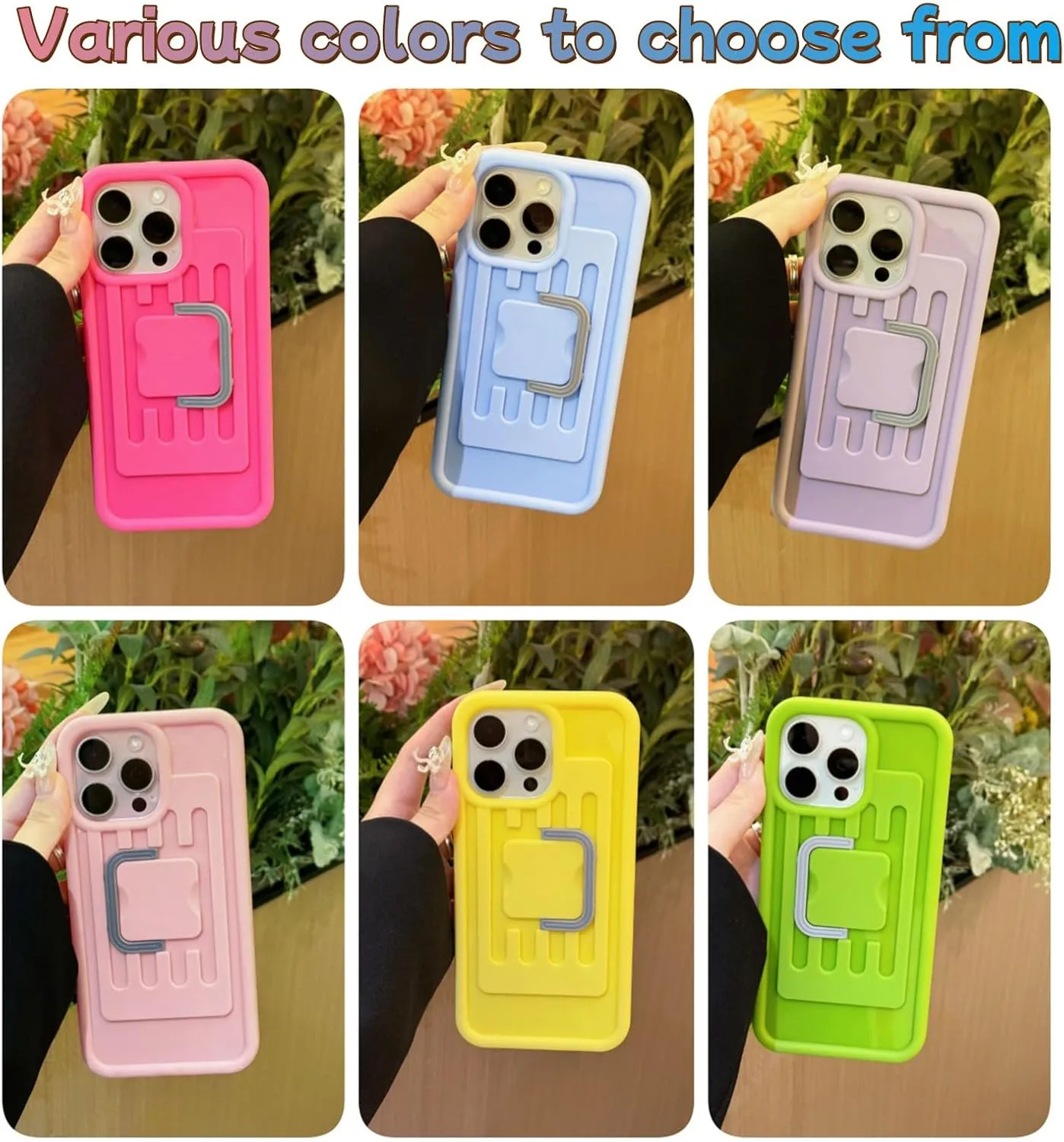 Funny Suitcase Crossbody Phone Case, Creative Silicone Cross Body Phone Case with Storage Box 2 in 1 Crossbody Bag Shape Phone Case Can Hold Lipstick Foundation Keys Cards (for iPhone14PRO MAX,Purple)