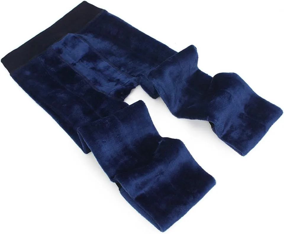 FV RELAY Women's Winter Warm Fleece Lined Velvet Elastic Leggings High Waisted