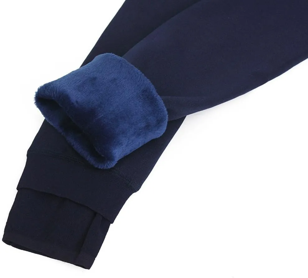 FV RELAY Women's Winter Warm Fleece Lined Velvet Elastic Leggings High Waisted