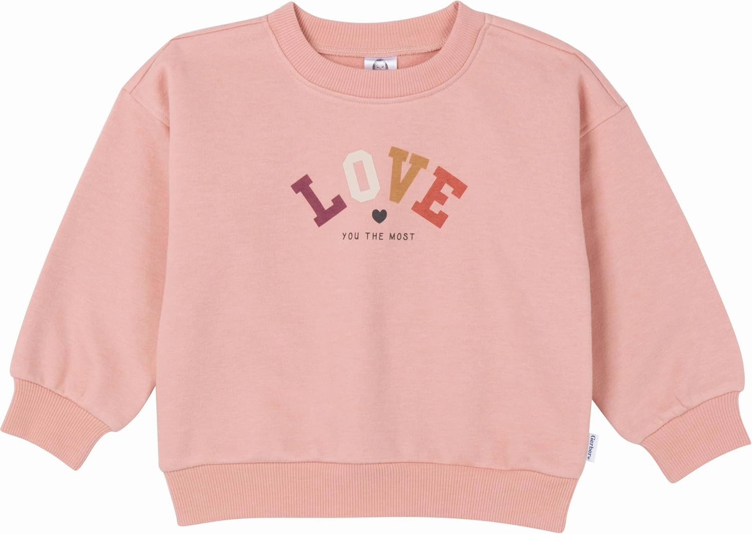 Gerber Baby Girls' Toddler 2-piece Fleece Sweatshirt and Jogger Set