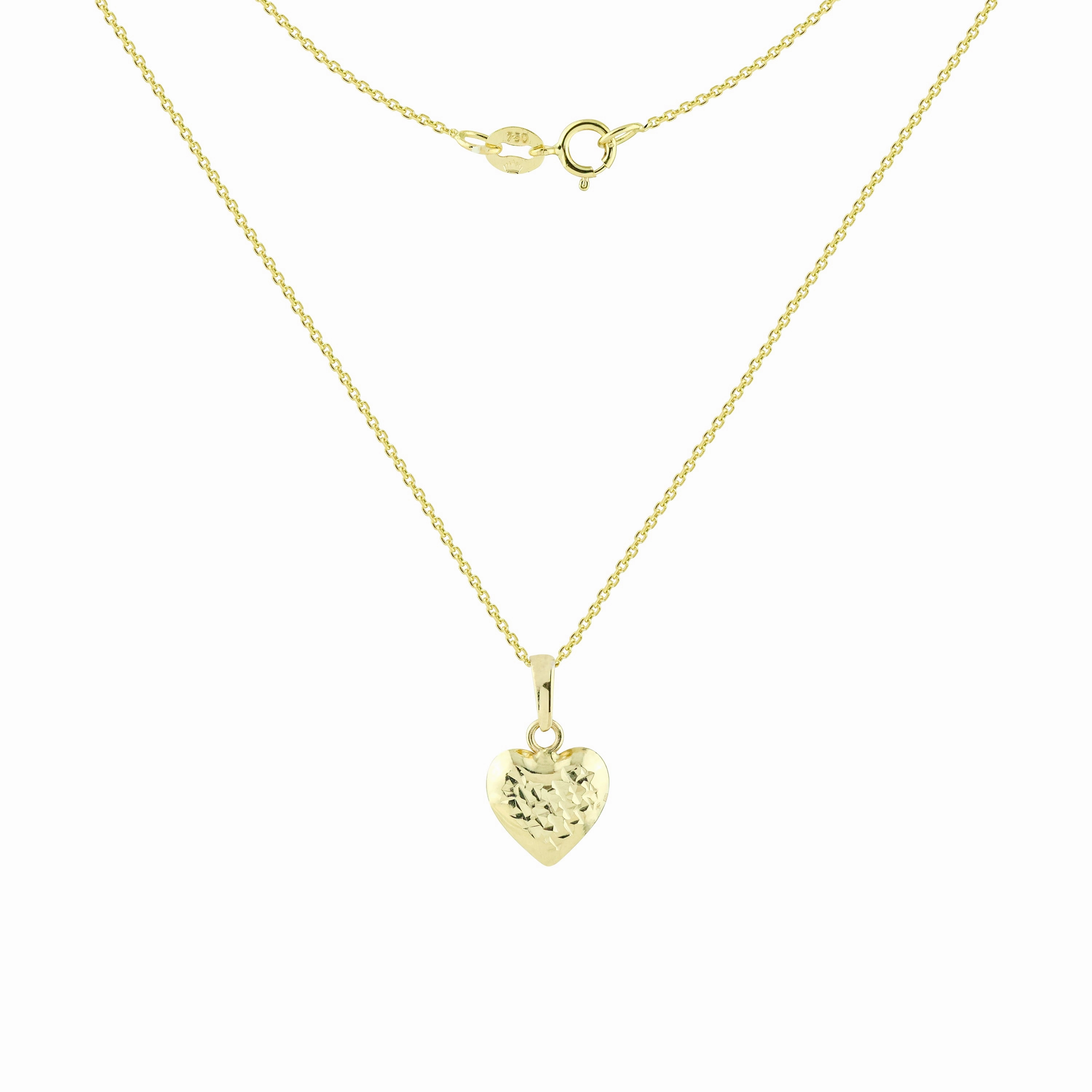 Gleaming Heartbeat Sparkle Necklace
