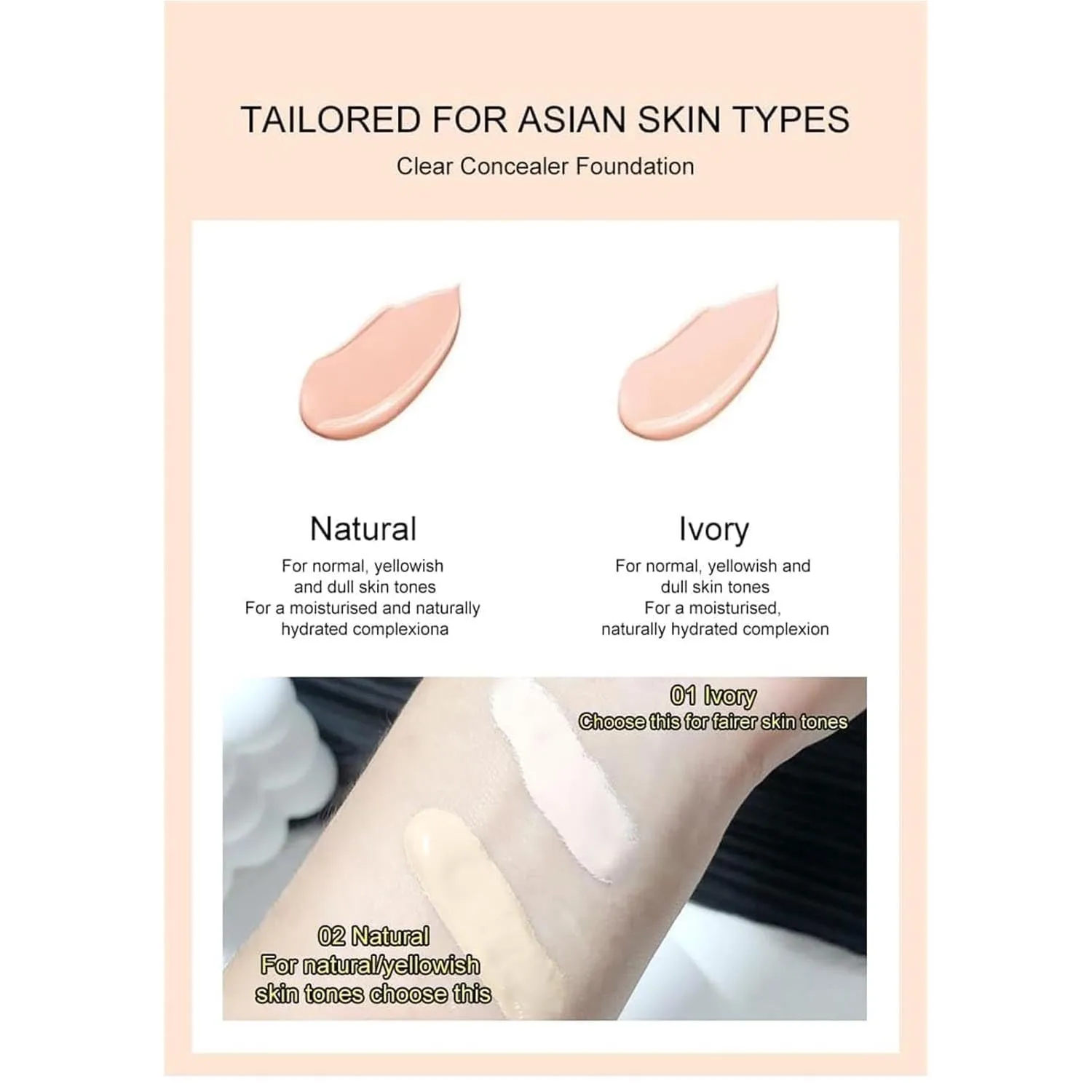 Glow All Day Long Gauze Beauty Liquid Foundation, Glow All Day Long Gauze Foundation Cream, Hydrating, Dewy Finish, Easy Application