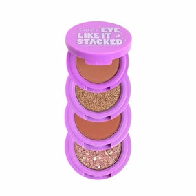 Gush Beauty Eye Like It Stacked - Summer sundowner- 4 in 1 - Brick Brown, Toasted Coffee, Bronze Terracotta & Champagne Shimmer