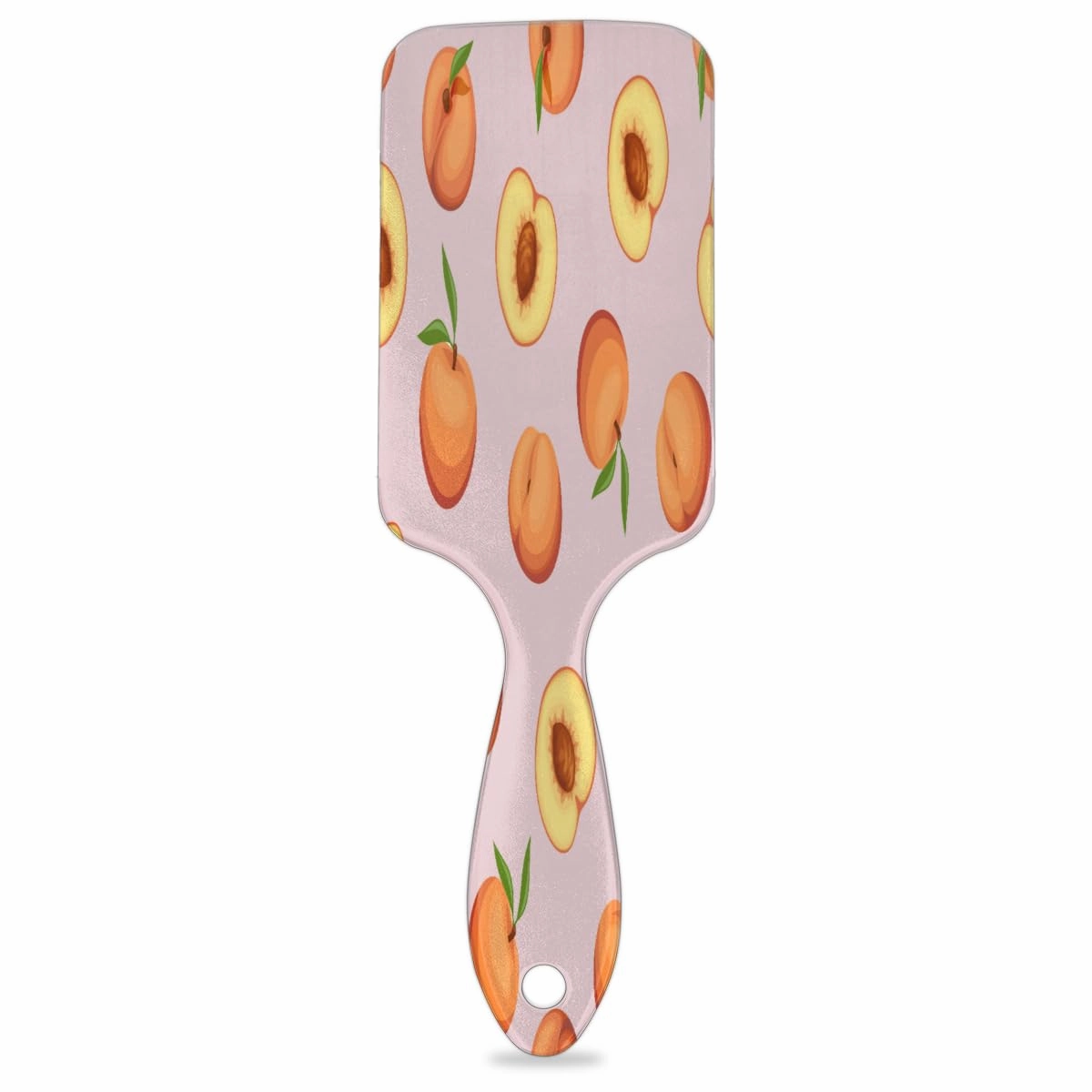 Hair Brush, Cute Peach Wash, All Hair Types, Ultra-Soft Bristles Glide Through Tangles with Ease, Curly Dry Wet Hair Comb for Men Women Boys and Girls, Summer Fruit