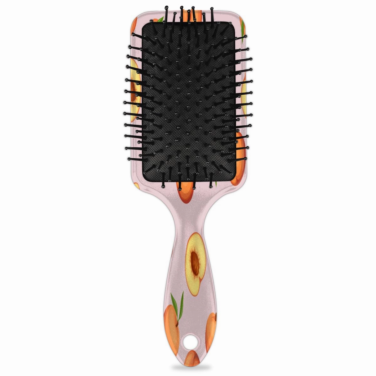 Hair Brush, Cute Peach Wash, All Hair Types, Ultra-Soft Bristles Glide Through Tangles with Ease, Curly Dry Wet Hair Comb for Men Women Boys and Girls, Summer Fruit