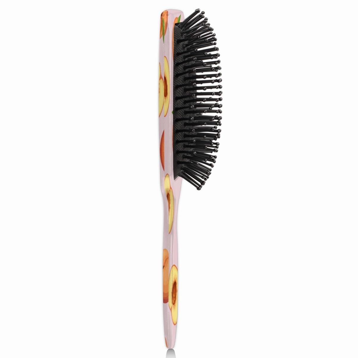 Hair Brush, Cute Peach Wash, All Hair Types, Ultra-Soft Bristles Glide Through Tangles with Ease, Curly Dry Wet Hair Comb for Men Women Boys and Girls, Summer Fruit