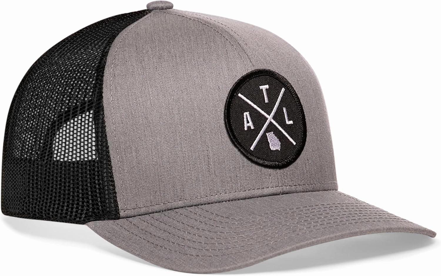 HAKA State City Trucker Hat for Men & Women, Adjustable Baseball Hat, Mesh Snapback, Sturdy Outdoor Black Golf Hat