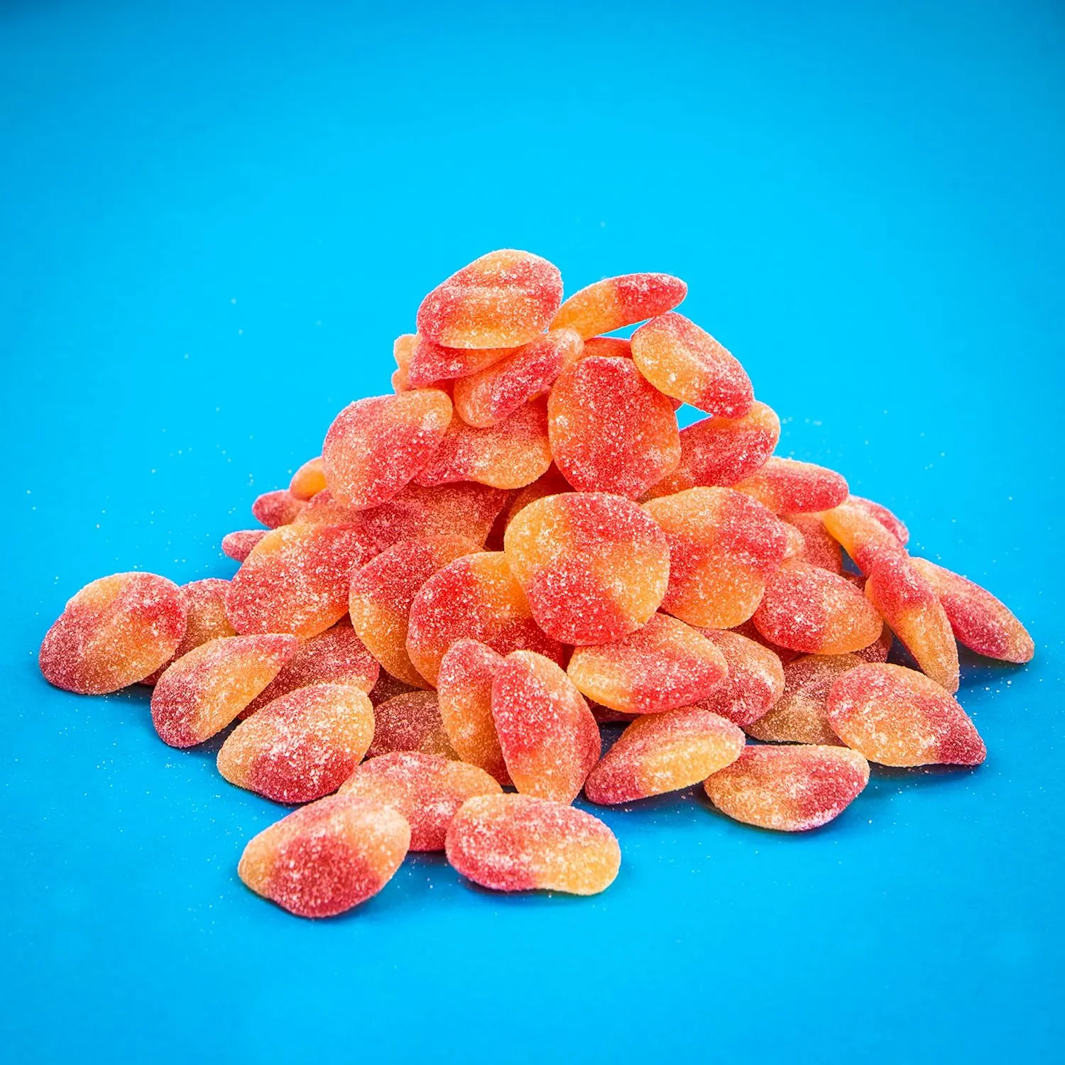 HARIBO Gummi Candy, Peaches Gummy Candy, 5 Ounce Share Size Bags (Pack of 12) Delicious Soft & Chewy Sweet Snacks, Fruity Peach Flavor