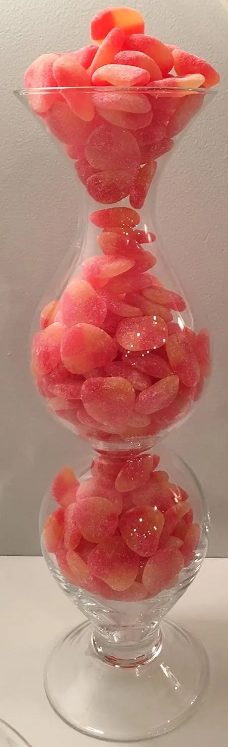 HARIBO Gummi Candy, Peaches Gummy Candy, 5 Ounce Share Size Bags (Pack of 12) Delicious Soft & Chewy Sweet Snacks, Fruity Peach Flavor