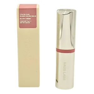 Haus Labs Color Fuse Longwear Hydrating Glassy Lip   Cheek Blush Balm Stick - Glassy Hibiscus