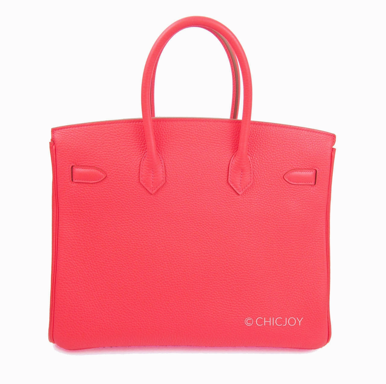 Hermes Rose Jaipur 35cm Birkin Gold Hardware GHW GLOWING