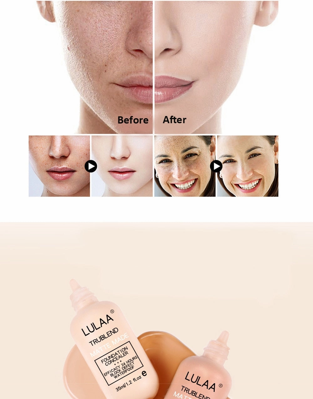 High-performance Youth Multi-functional Velvet Foundation
