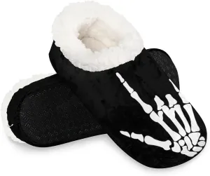 House Slippers for Women Men Winter Fuzzy Memory Foam Slippers Indoor Warm Full Slippers