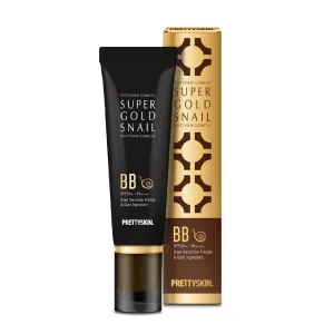 Hydrating BB Cream for Uneven Skin Tone & Blemishes – Lightweight, High-Coverage Korean Beauty Formula with Snail Mucin & Gold – Breathable Daily Makeup 1.75 fl oz