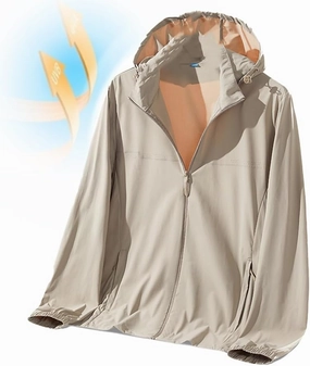 Ice Silk Sunscreen SPF50 Rash Guard Shirts Men's Outdoor Fishing Clothes Skin Coat Summer Lightweight UV Sun-Protection