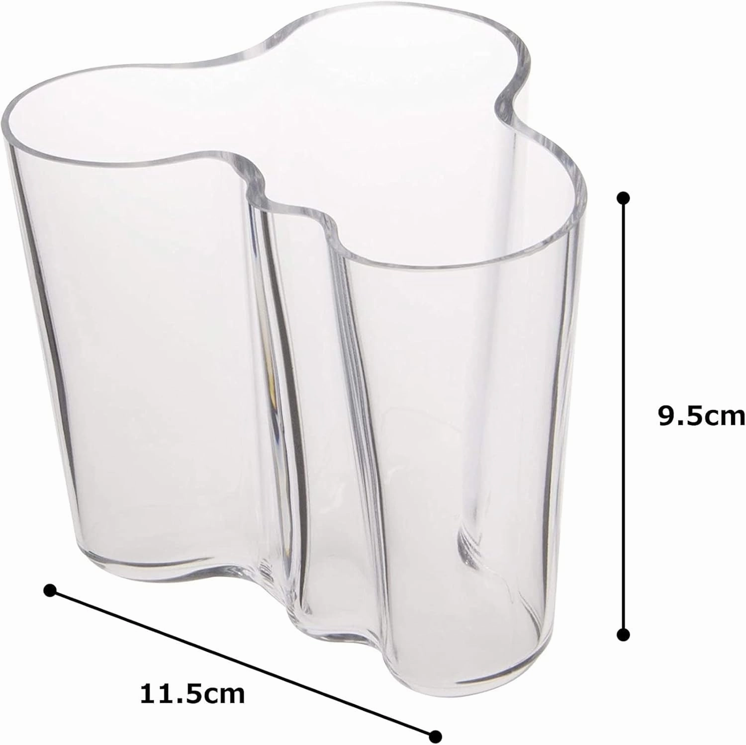 Iittala Alvar Aalto 95mm Clear Vase