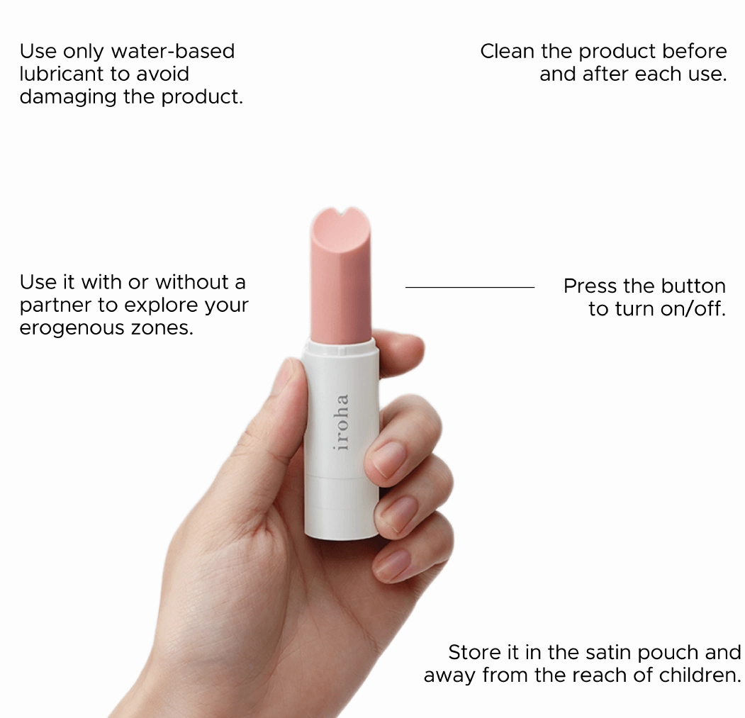 IROHA- Coral Lipstick Massager