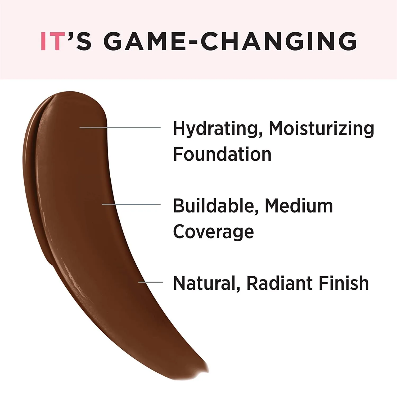 IT Cosmetics Your Skin But Better Foundation   Skincare - Hydrating Medium Buildable Coverage - Minimizes Pores & Imperfections - Natural Radiant Finish - With Hyaluronic Acid - 1.0 fl oz