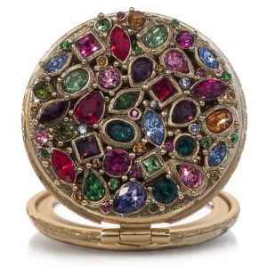 Jay Strongwater Helena Round Jeweled Compact - SCB8085-250