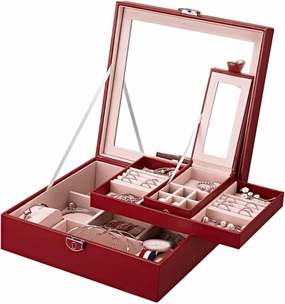 Jewelry Box European Style Locked Storage Box Watch Necklace Bracelet