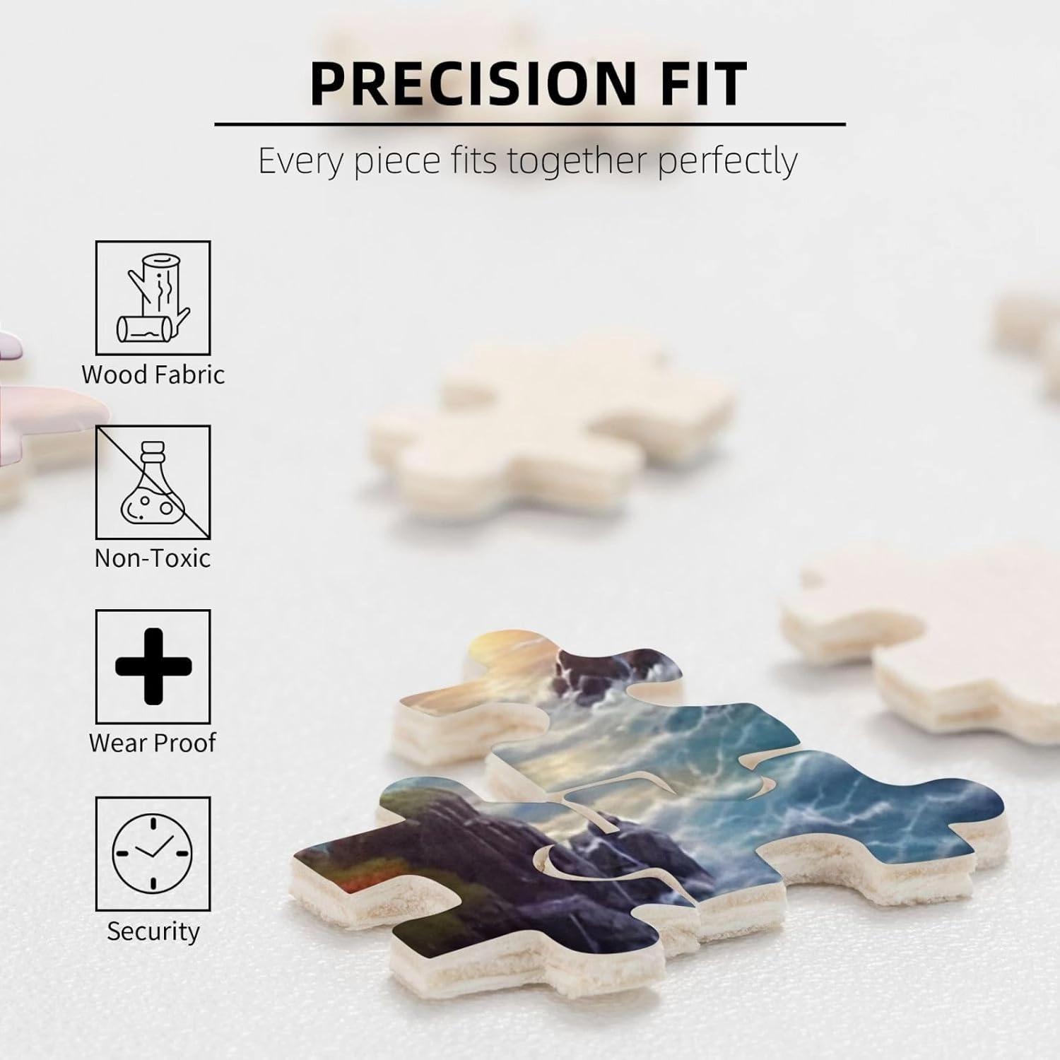 Jigsaw Puzzles 1000 Pieces for Adults Sea Turtles Tropical Fish Coral Reef Formation Wooden Game Props Educational Toys Intellectual Puzzles 29.5'' x 19.6'', As Picure, vph98