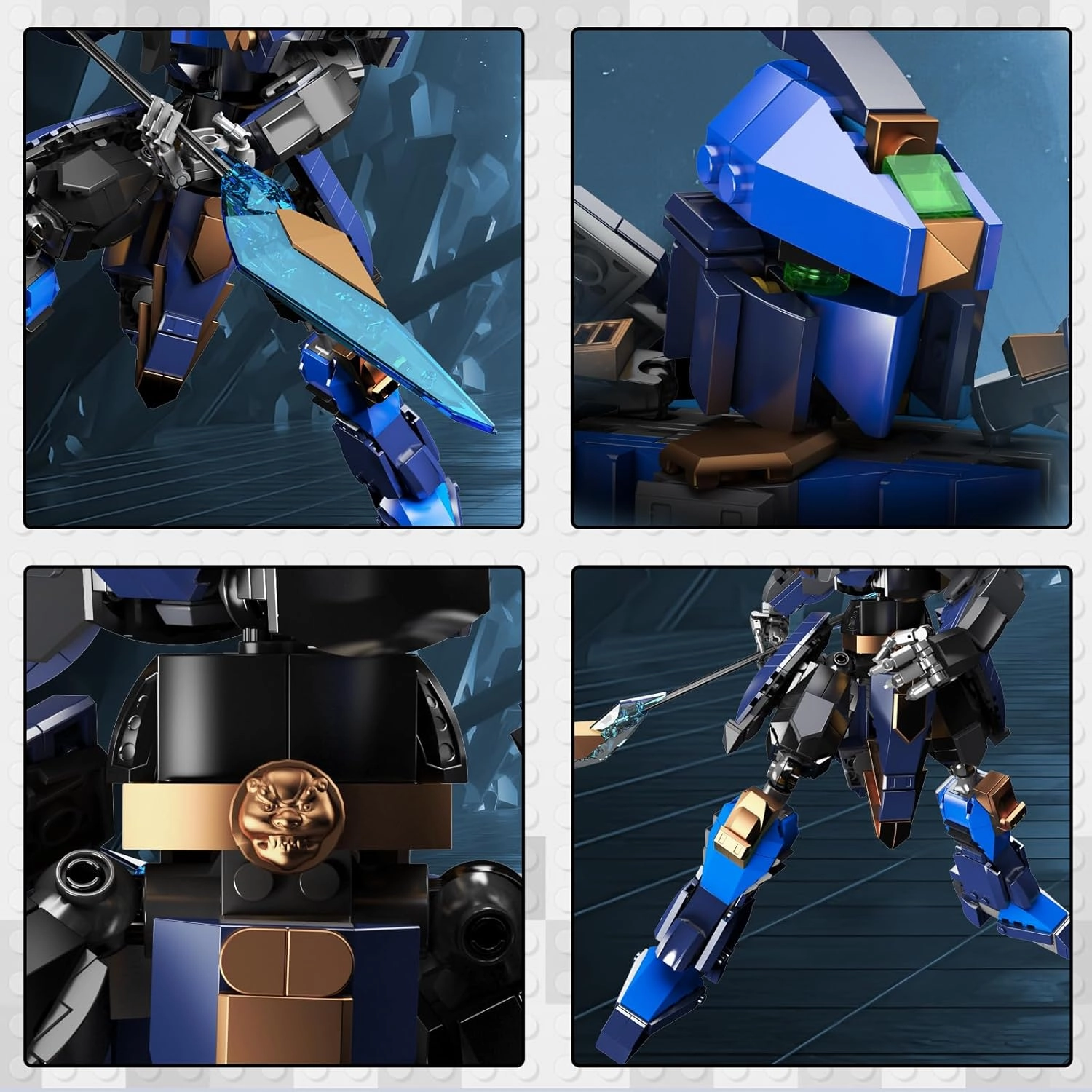 JMBricklayer Mech Building Sets for Adults 70128, Cool Mech Sets Hero Figure Robot Display Model, Mecha Construction Set for Boys 8-14 Girls, Collectible Mechs Gifts Idea for Adult Teen(834 Pieces)