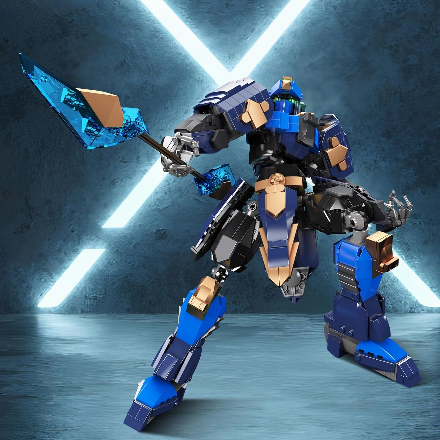 JMBricklayer Mech Building Sets for Adults 70128, Cool Mech Sets Hero Figure Robot Display Model, Mecha Construction Set for Boys 8-14 Girls, Collectible Mechs Gifts Idea for Adult Teen(834 Pieces)