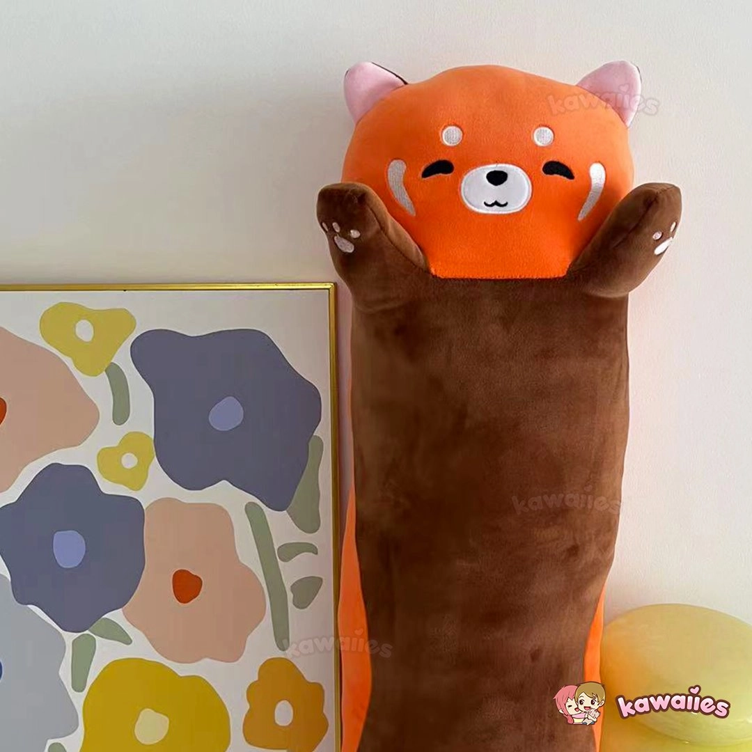 Kawaiies® Long Snuggly Chai Red Panda Axolotl Capybara Plushies
