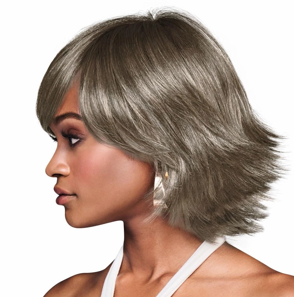 Kim Kimble Chloe Mid-Length Textured Shag Wig, Average Cap, MC119 23SS Sweet Cream