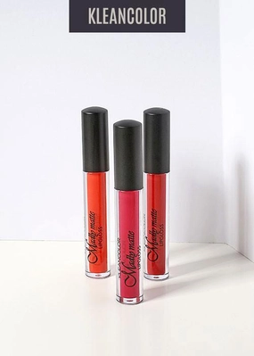 Kleancolor Madly Matte Lip Gloss - Reds
