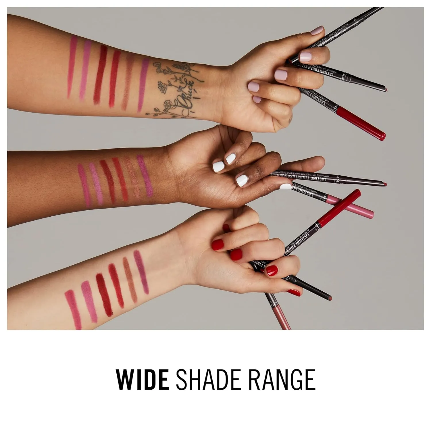 Lasting Finish Exaggerate Automatic Lip Liner, 70 Pink Enchantment, Shelf Pack of 3