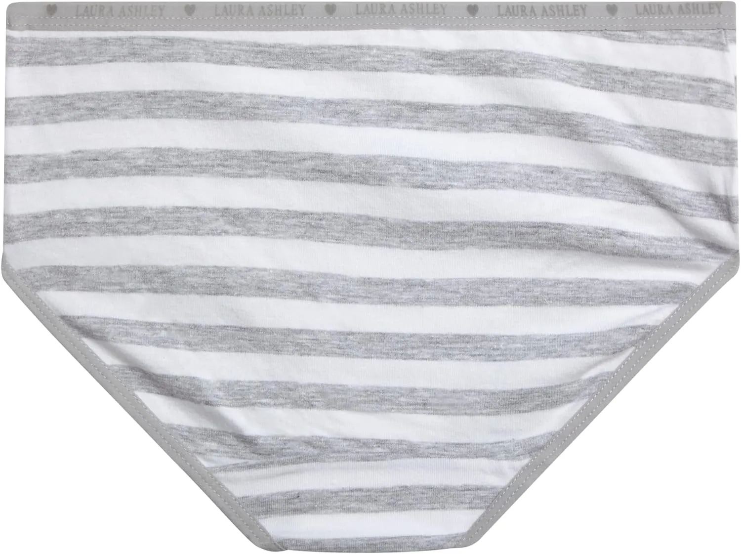 Laura Ashley Girls Underwear Briefs - 5 Pack Soft Comfort Stretch Breathable Cotton Underwear Panties for Girls (Sizes:4-12)