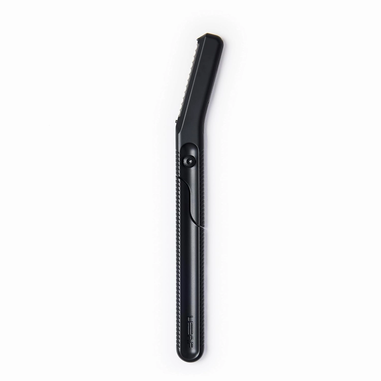 Leaf Shave | The Leaf Dermaplaner, Black - All-Metal, Reuseable Dermaplaning Razor and Exofliating Tool for Women