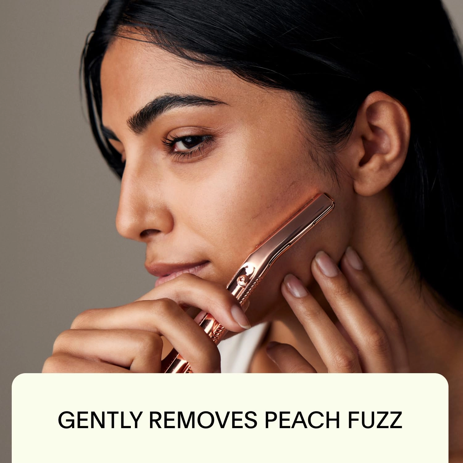 Leaf Shave | The Leaf Dermaplaner Kit, Mercury - All-Metal Facial Razor and Exfoliating Tool for Women; Includes 1x Dermaplaner, 1x Stand, & 12x Refills