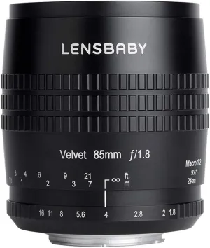Lensbaby Velvet 85 Fuji X Black