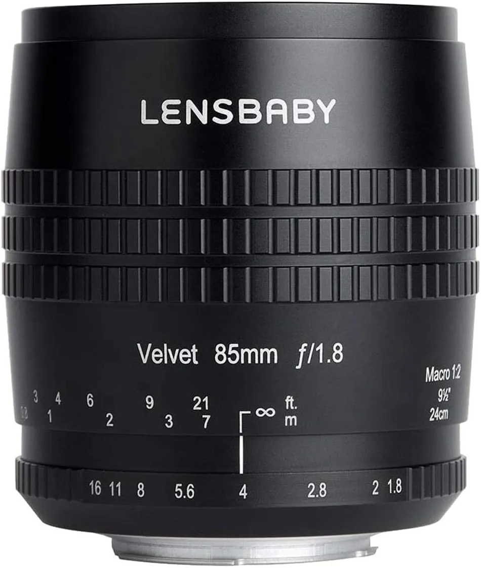 Lensbaby Velvet 85 Fuji X Black