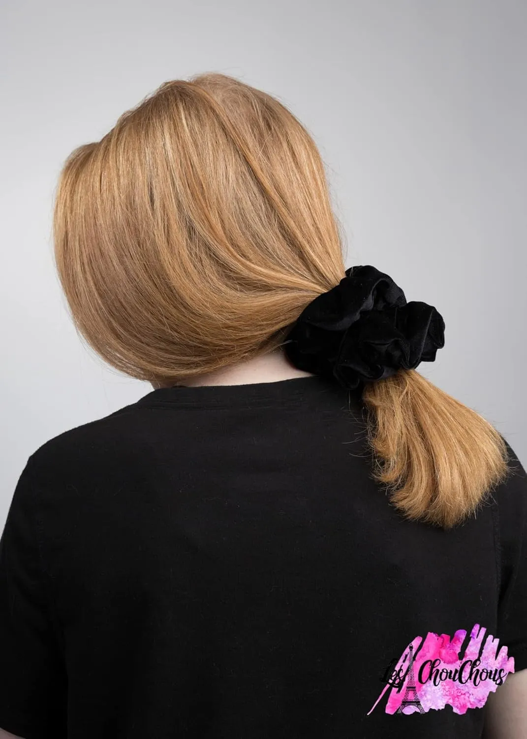Leopard Velvet Hair Scrunchies Full