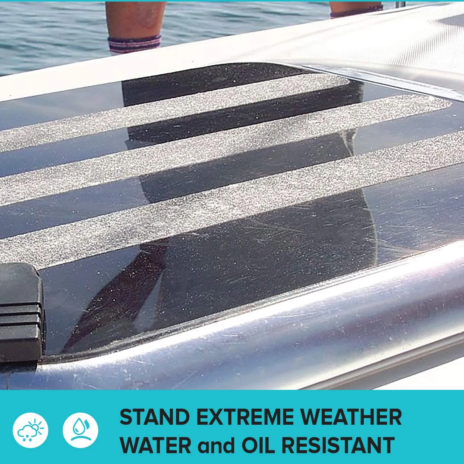 LifeGrip Anti Slip Transparent Anti Slip Tape, 2 inch by 30 feet, Non-Slip Traction Grip Tape to Tubs, Boats, Stairs, Clear, Soft, Comfortable for Bare feet (2" X 30')